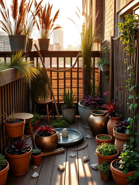 natural textures in gardens