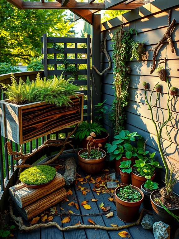 natural woodland garden habitat