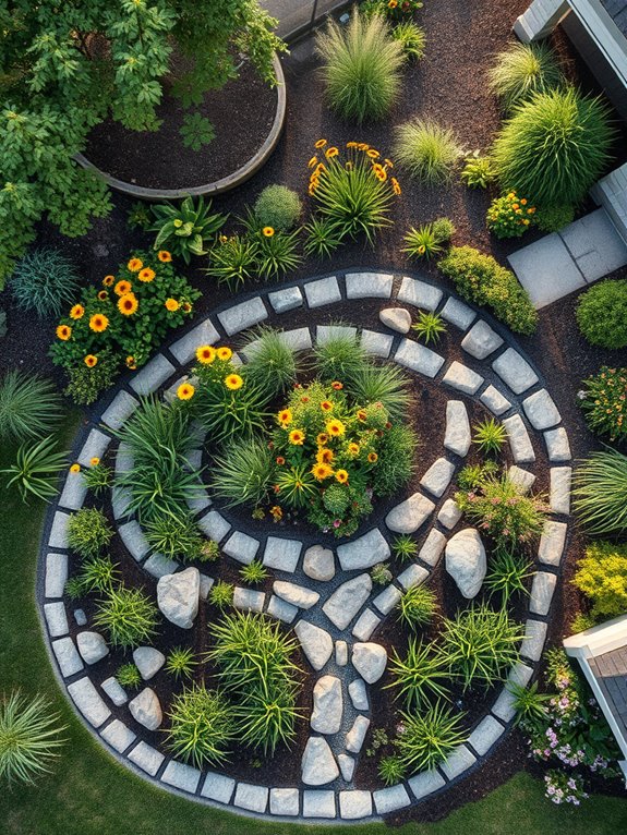 nature inspired water management garden