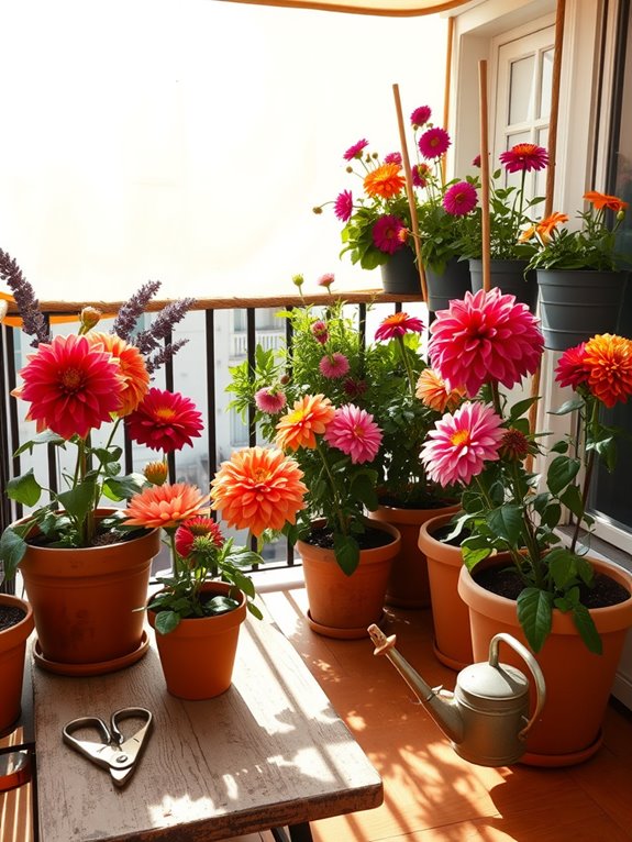 optimal care for dahlias