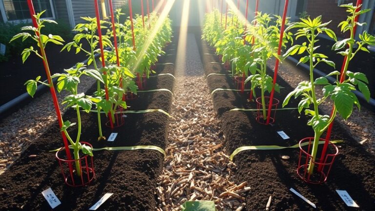 optimal spacing for tomatoes