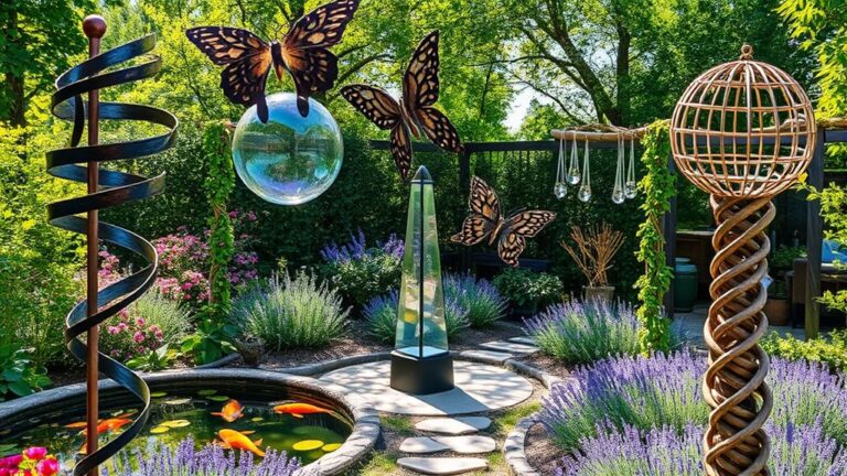 outdoor art garden installations