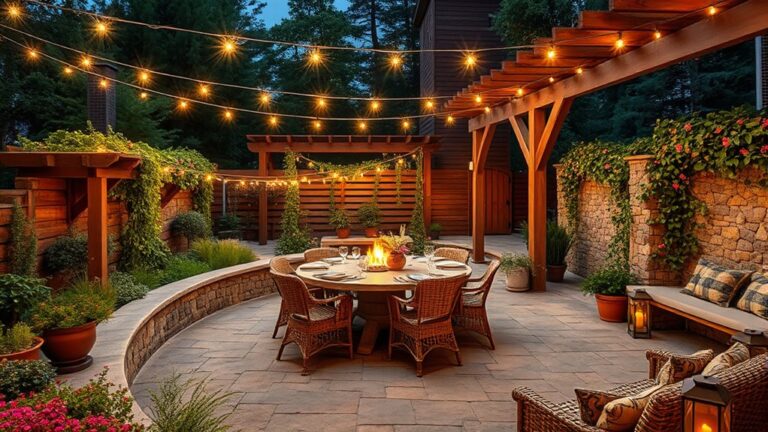 outdoor entertaining garden ideas