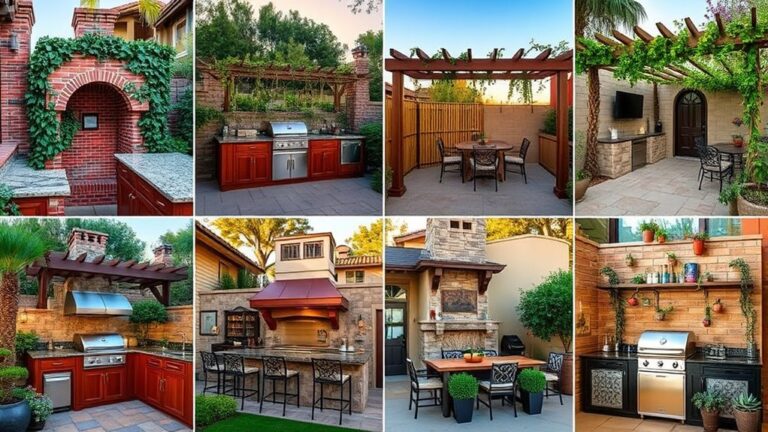 outdoor kitchen garden designs