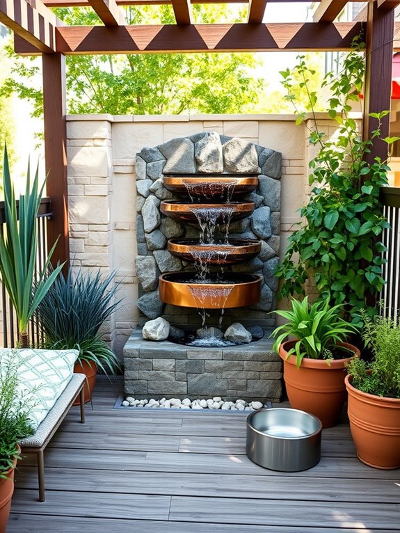 pet friendly garden water feature