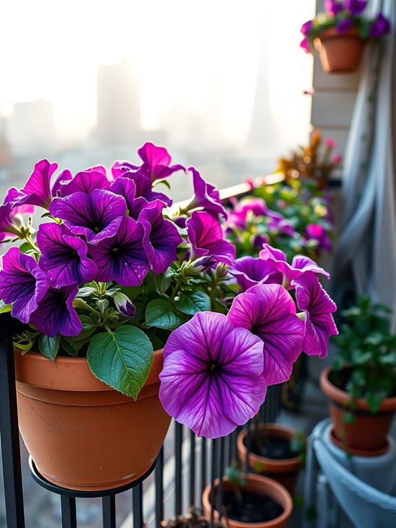 petunias vulnerable to cold