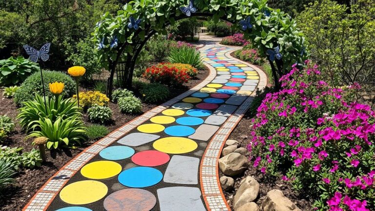 playful garden path ideas