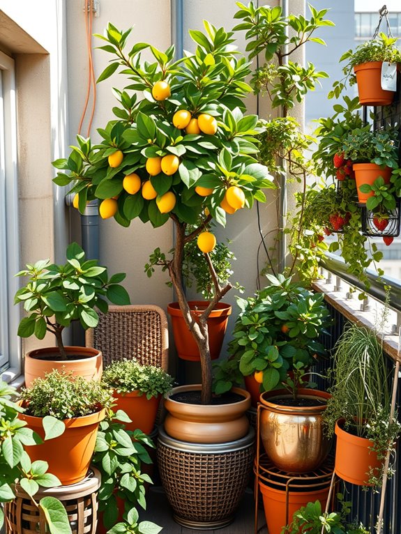 potted fruit plant care