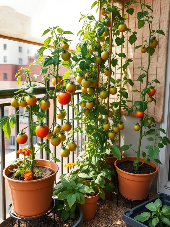 prevent black tomatoes growth