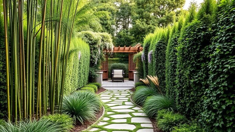privacy enhancing garden designs
