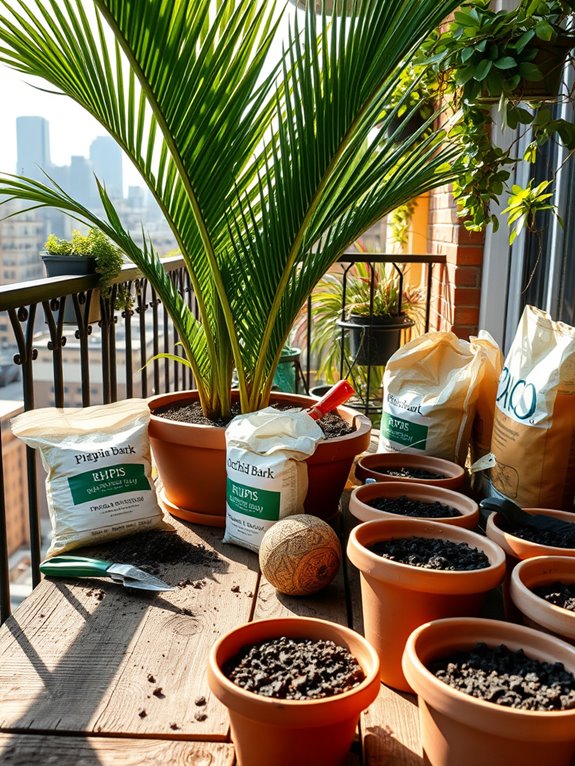 proper potting mix selection