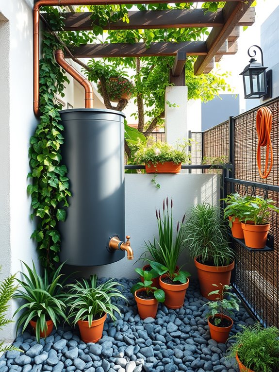 rainwater harvesting system installation