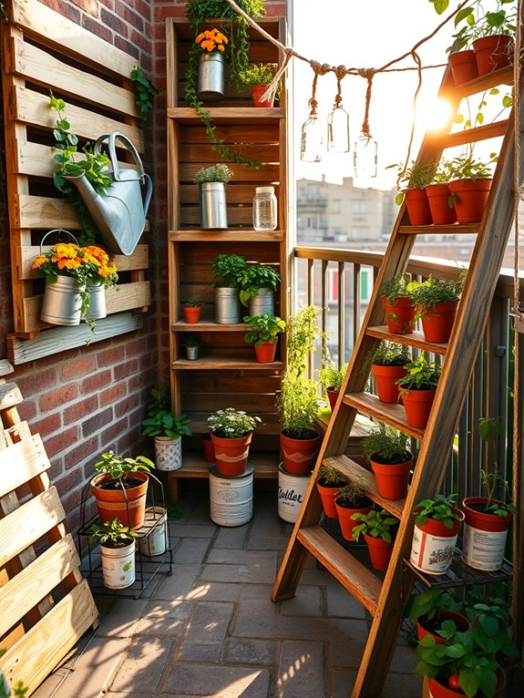 reclaimed materials for gardening