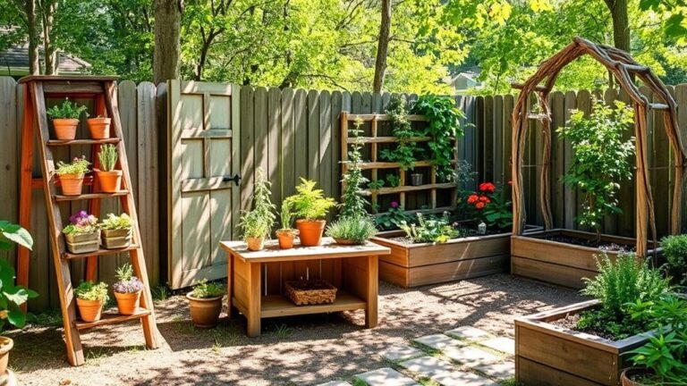 reclaimed wood garden projects