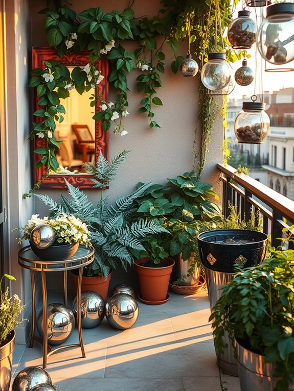reflective garden design elements