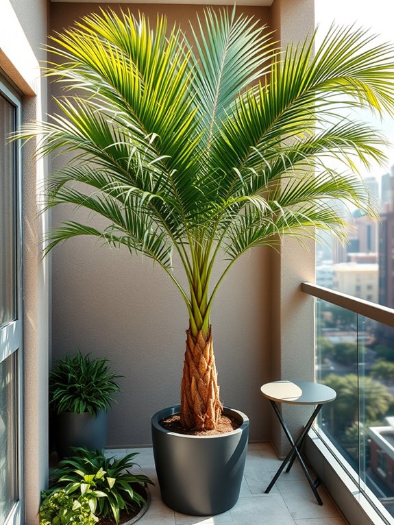 robellini palms height range