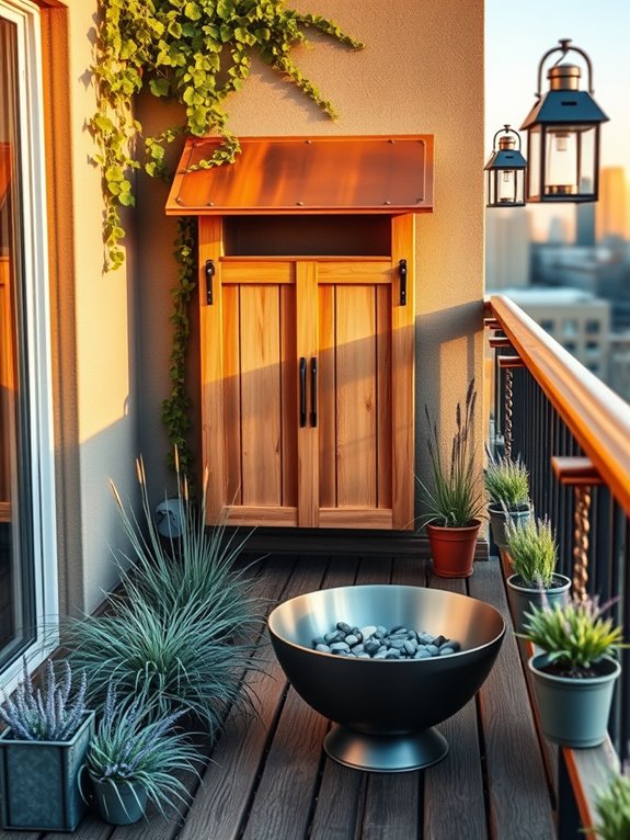 rustic firewood storage solutions