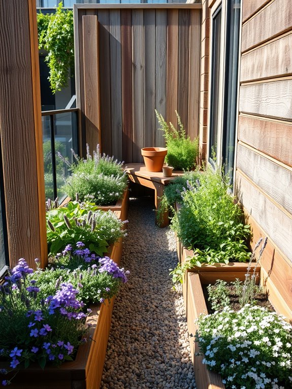 rustic reclaimed wood borders