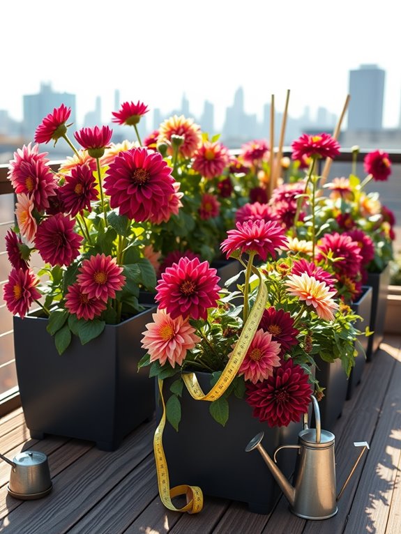 seasonal adjustments for dahlias