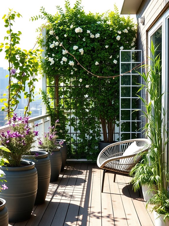 secluded sanctuary with greenery