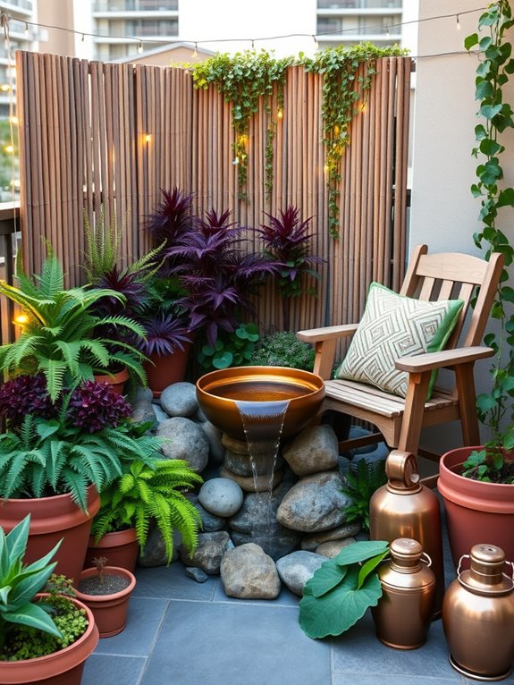 secluded tranquil water features