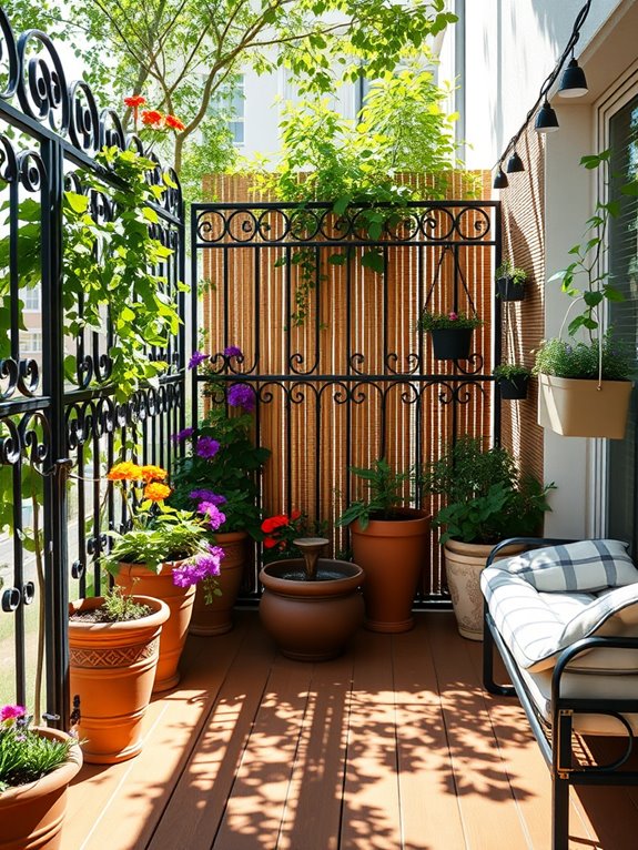 secure aesthetic garden enclosure