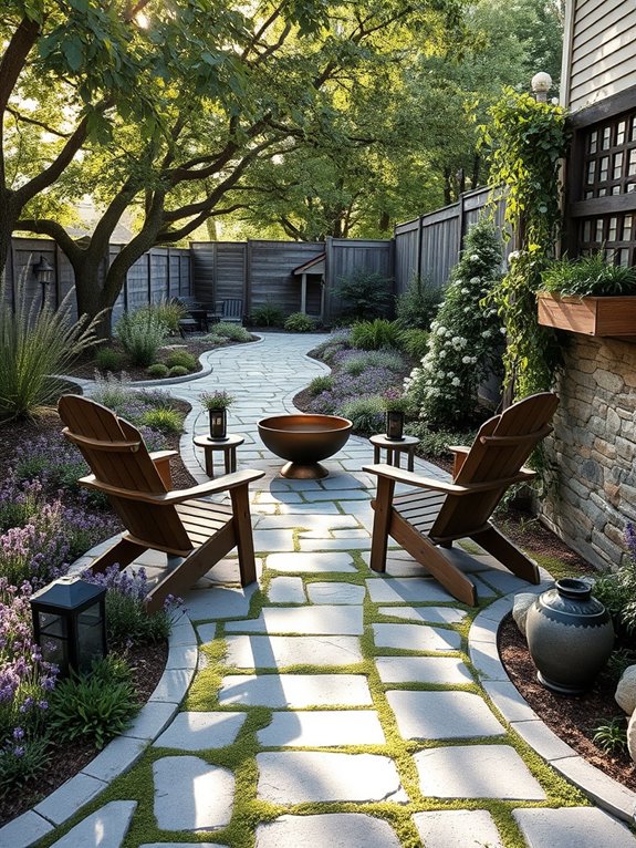 serene garden pathway retreat