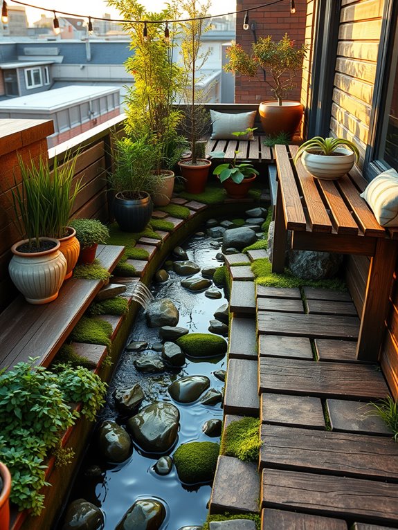 serene natural waterway landscape