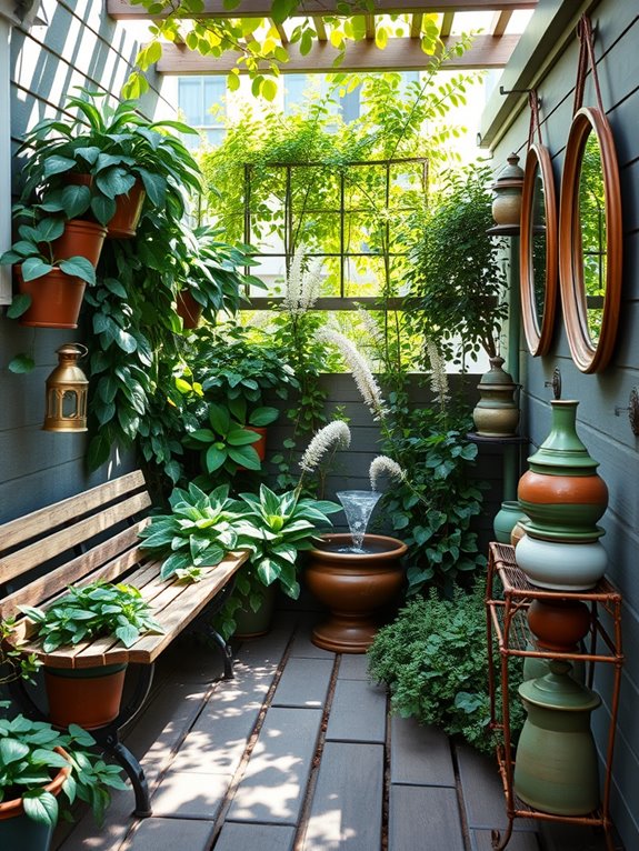 shade loving garden sanctuary details