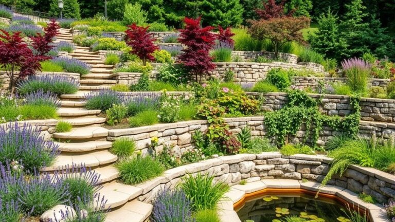 sloped yard garden solutions