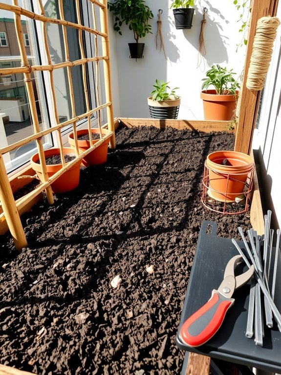 soil prep and support