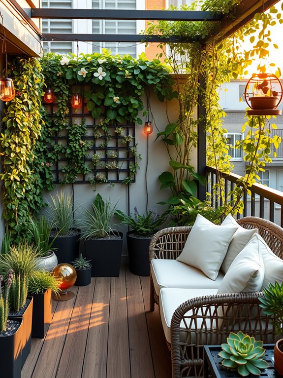 solar garden lighting installation