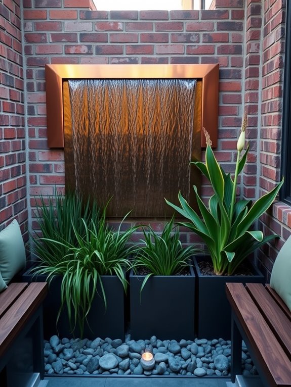 soothing aquatic garden features