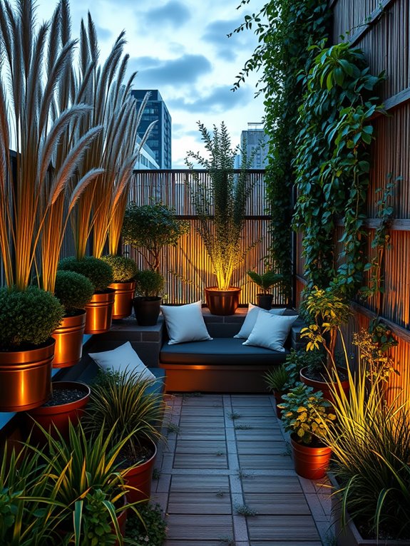 sound absorbing outdoor movie space