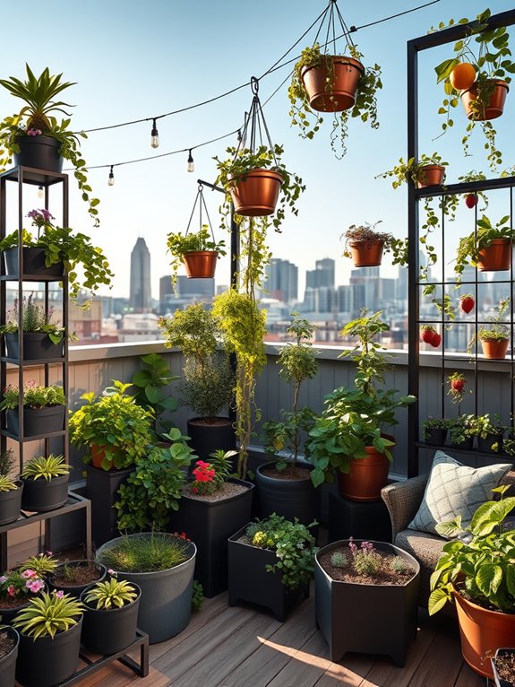 space saving container gardening solutions