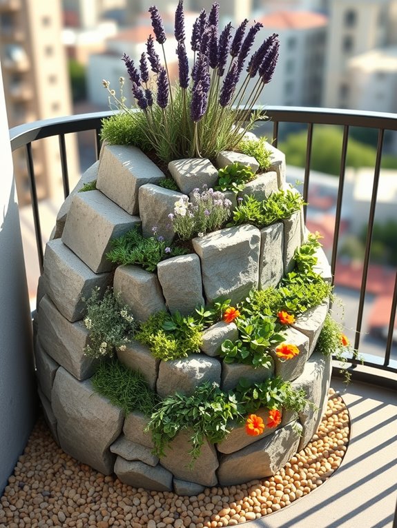 spiral herbal garden design