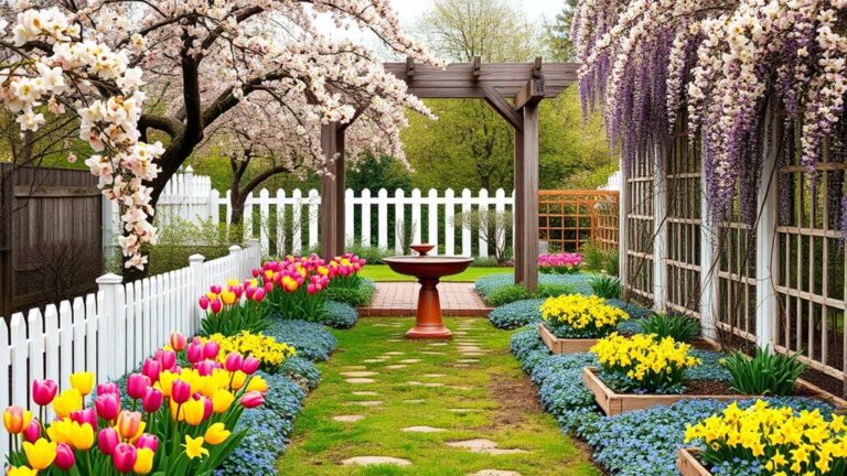 spring garden display ideas