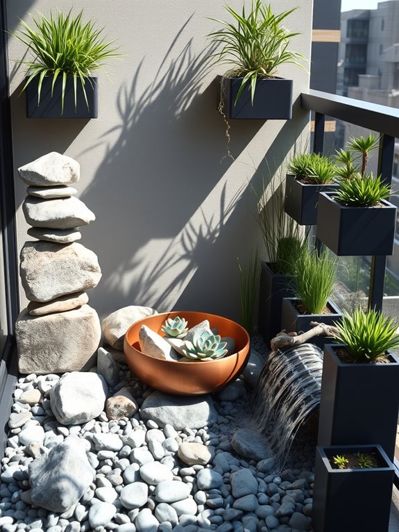 stone art garden design