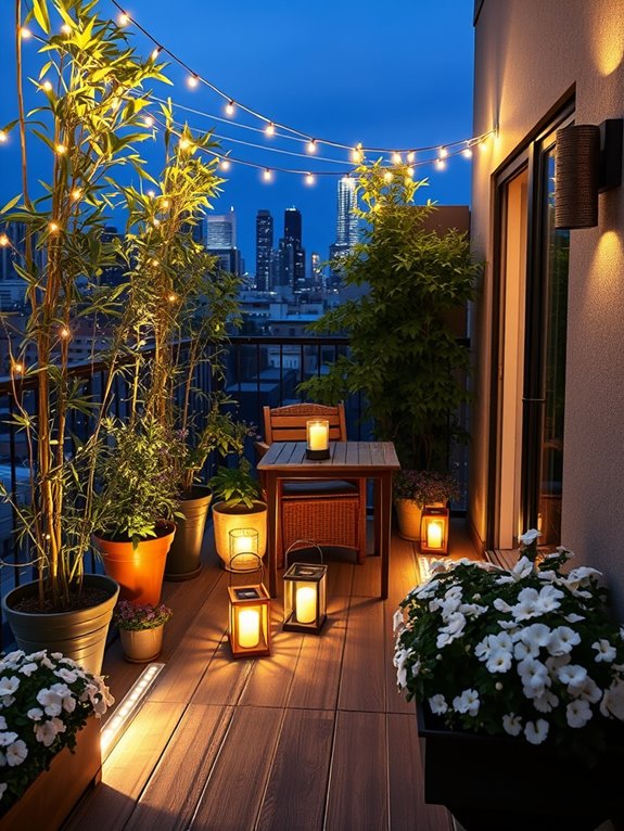 strategic outdoor lighting installation
