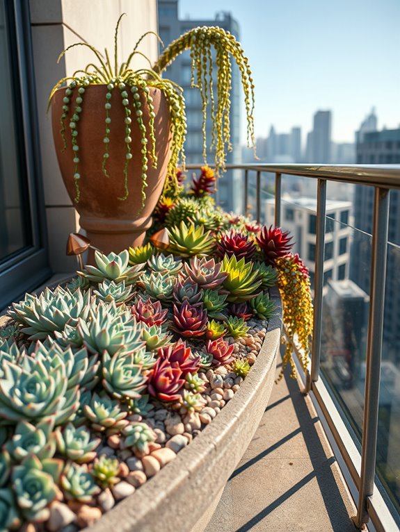 succulent border garden transformation