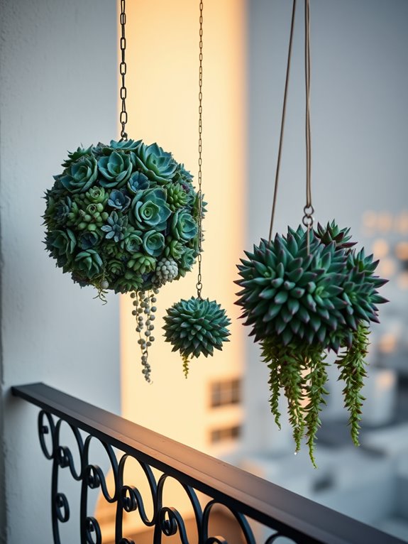 succulent sphere garden creation