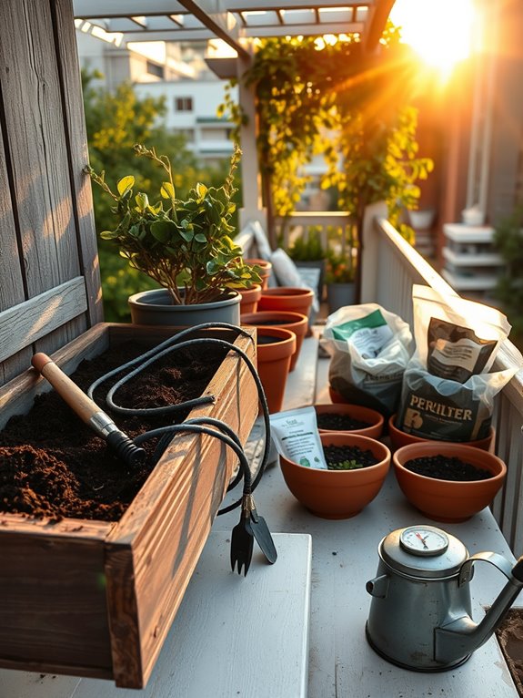 sunlight soil spacing structure