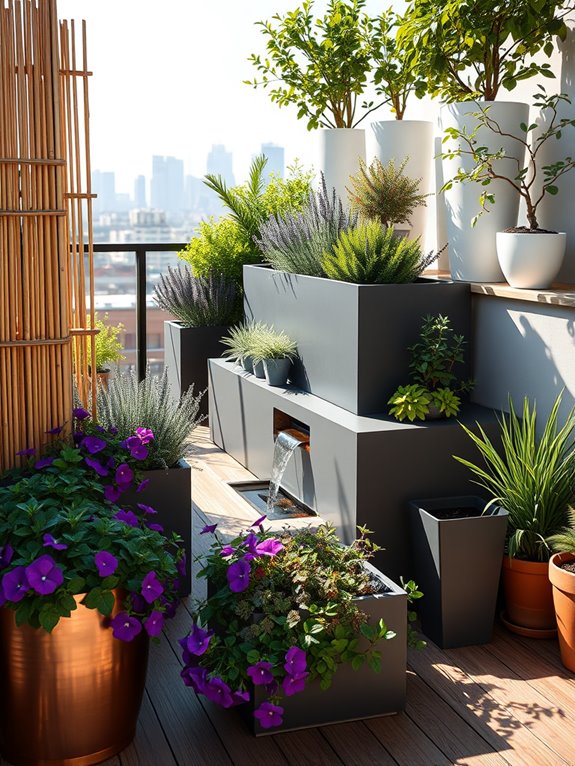 terraced gardens enhance landscapes
