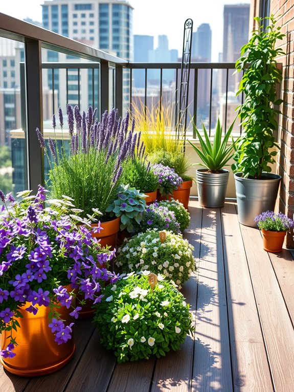 thoughtful perennial border spacing