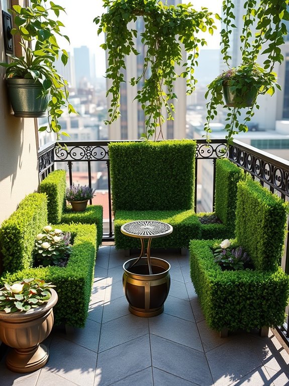 timeless box hedge design