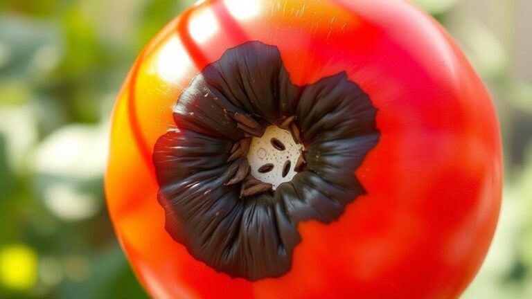 tomato bottom blackening causes