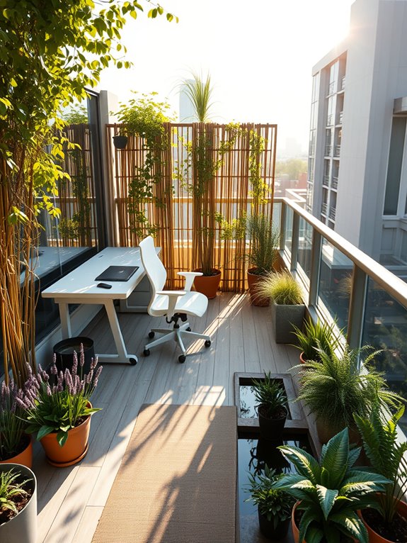 tranquil garden office sanctuary