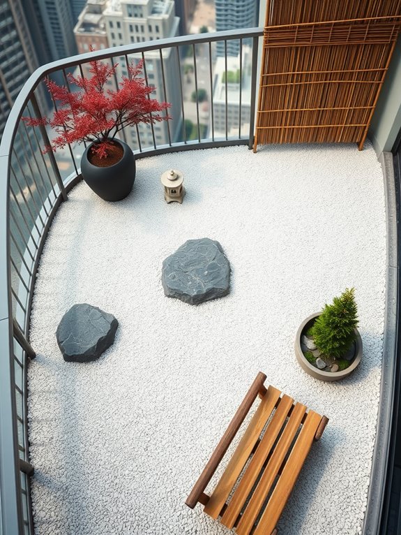 tranquil minimalist gravel gardens