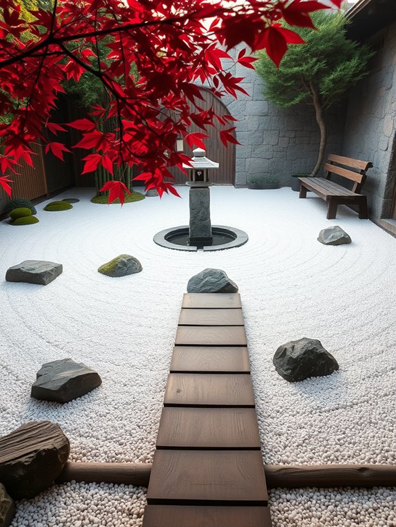 tranquil zen meditation garden