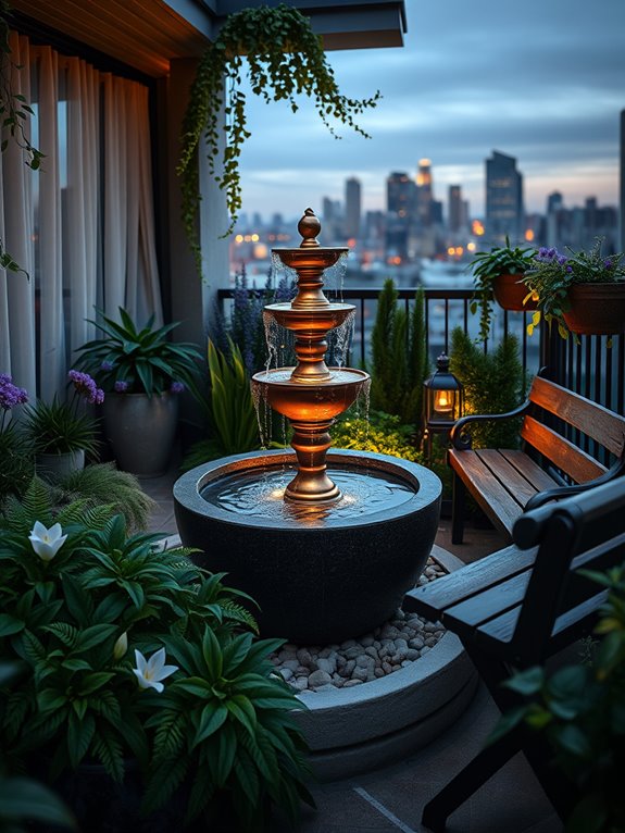 transform balcony with water